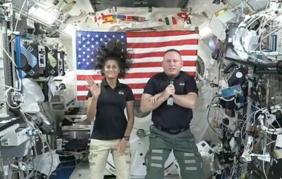 The two astronauts, Suni Williams and Butch Wilmore
