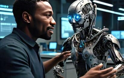 artificial intellengence with a man