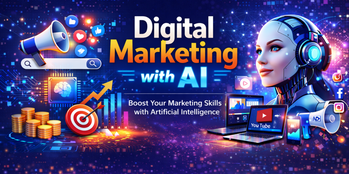digital marketing with ai course cover